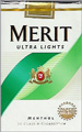 MERIT ULTRA MENTHOL KING Cigarettes pack