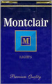 MONTCLAIR LIGHT KING Cigarettes pack