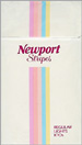 NEWPORT STRIPE LIGHT BOX 100 Cigarettes pack