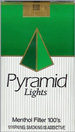 PYRAMID LIGHT MENTHOL 100 Cigarettes pack