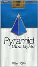 PYRAMID ULTRA LIGHT 100 Cigarettes pack