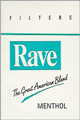 RAVE MENTHOL BOX KING Cigarettes pack