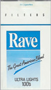 RAVE ULTRA LIGHT SOFT 100 Cigarettes pack