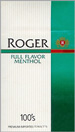 ROGER F.F. MENTHOL BOX 100 Cigarettes pack