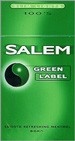 SALEM GL SLIM LIGHT BOX 100 Cigarettes pack