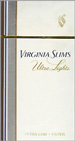 Virginia Slim Ultra Light Box 100 Cigarettes pack