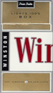 WINSTON LIGHT BOX 100 Cigarettes pack